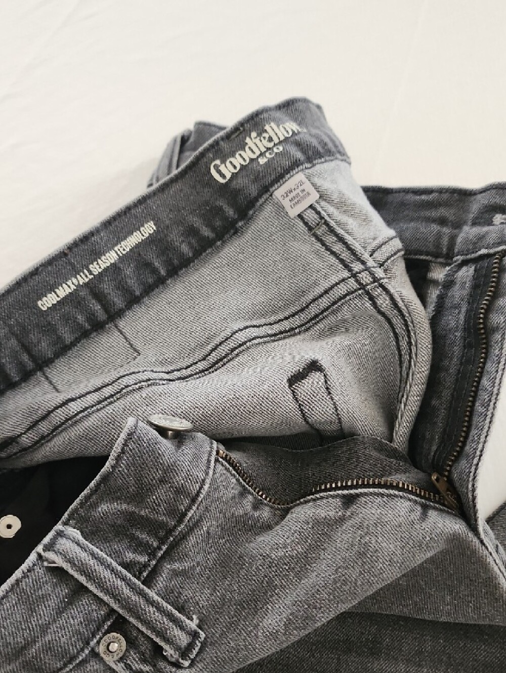 Goodfellow & Co Mens Gray Slim Straight Jeans Size 32x32 - Picture 5 of 11